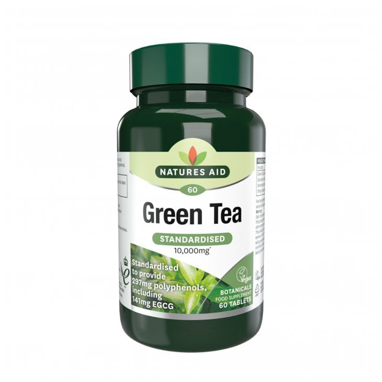 Natures Aid Green Tea 10,000mg 60 tabs